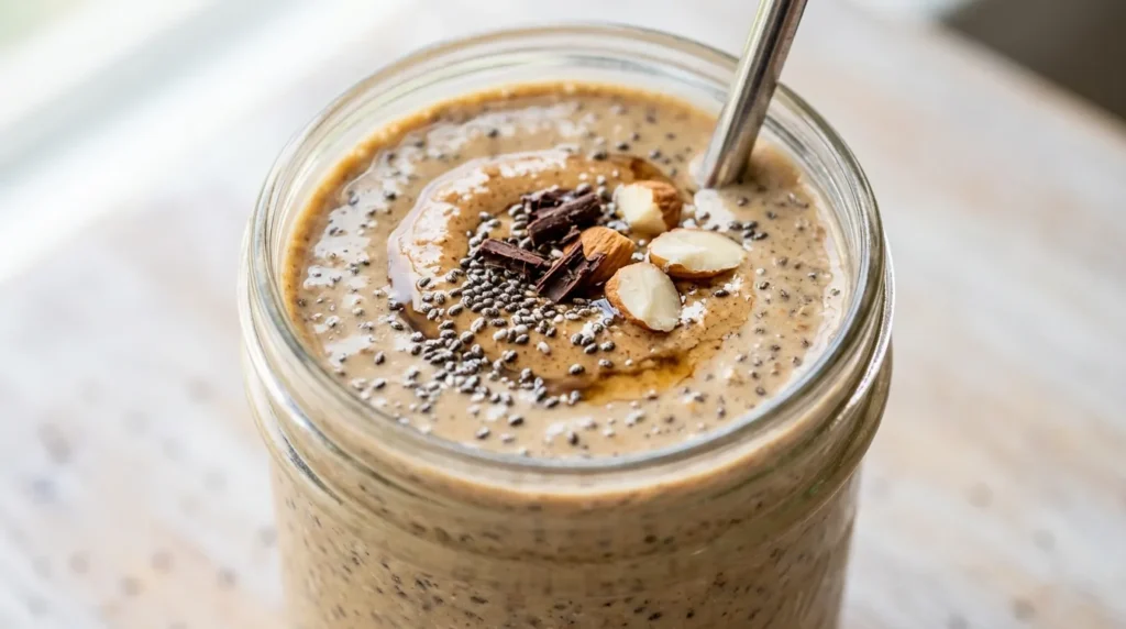 Almond Butter and Chia Seed Smoothie