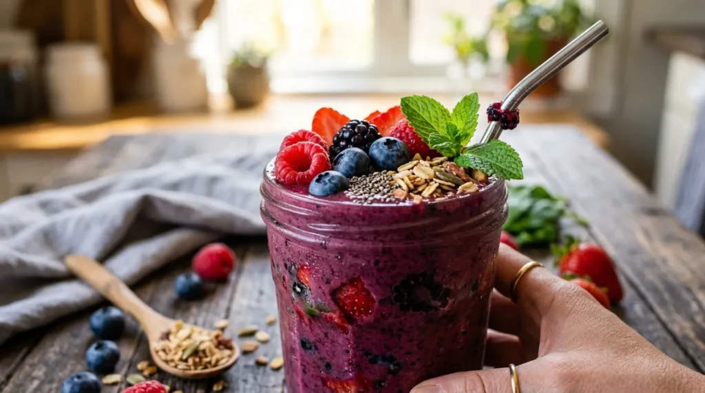 Berry Antioxidant Blast Smoothie