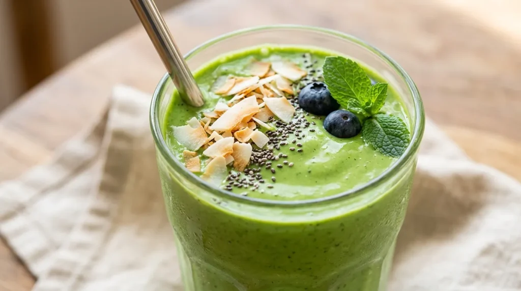 Coconut and Spinach Green Smoothie