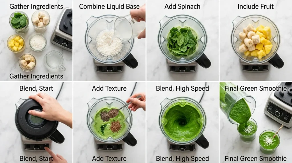 Coconut and Spinach Green Smoothie's