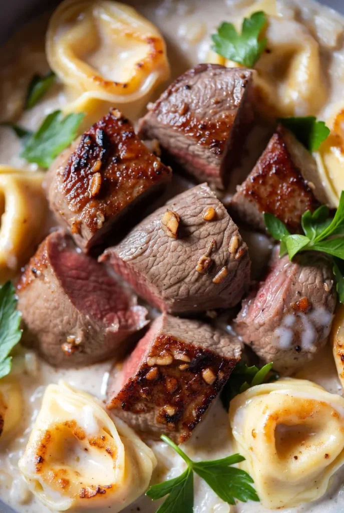 Garlic Steak Tortellini