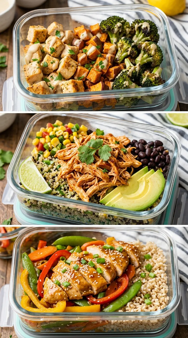 How to Meal Prep Chicken 3 Way