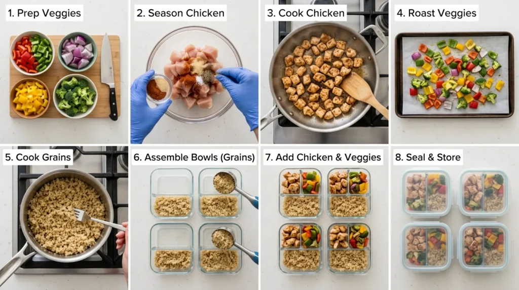 How to Meal Prep Chicken 3 Way,s