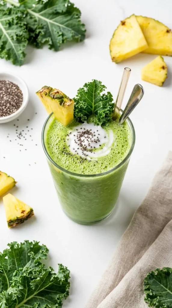 Kale and Pineapple Fusion Smoothie