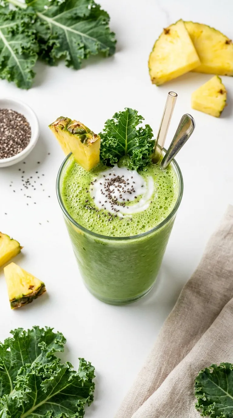 Kale and Pineapple Fusion Smoothie