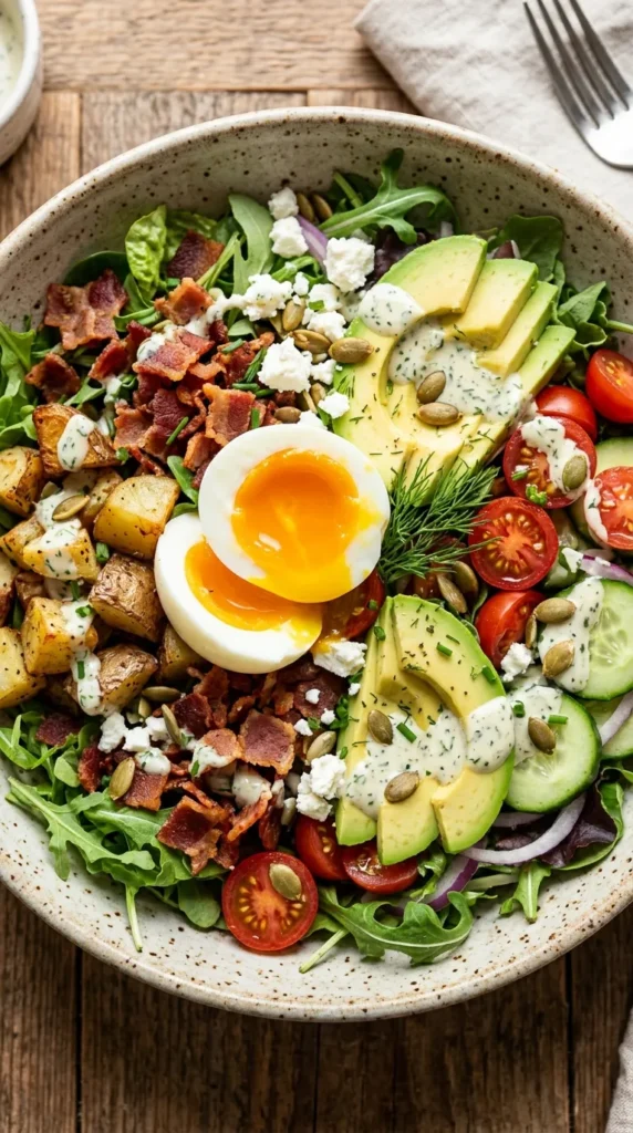 Loaded Breakfast Salad (Yes, Salad for Breakfast)