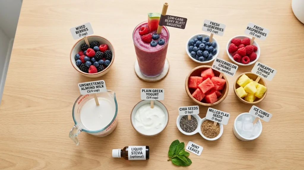 Low-Carb Berry Blast