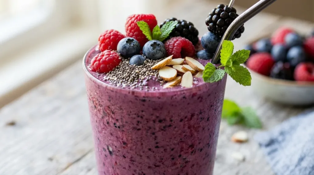 Low-Carb Berry Blast Smoothie