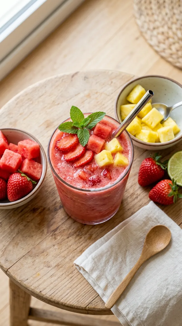 Metabolism-Revving Strawberry Smoothie's