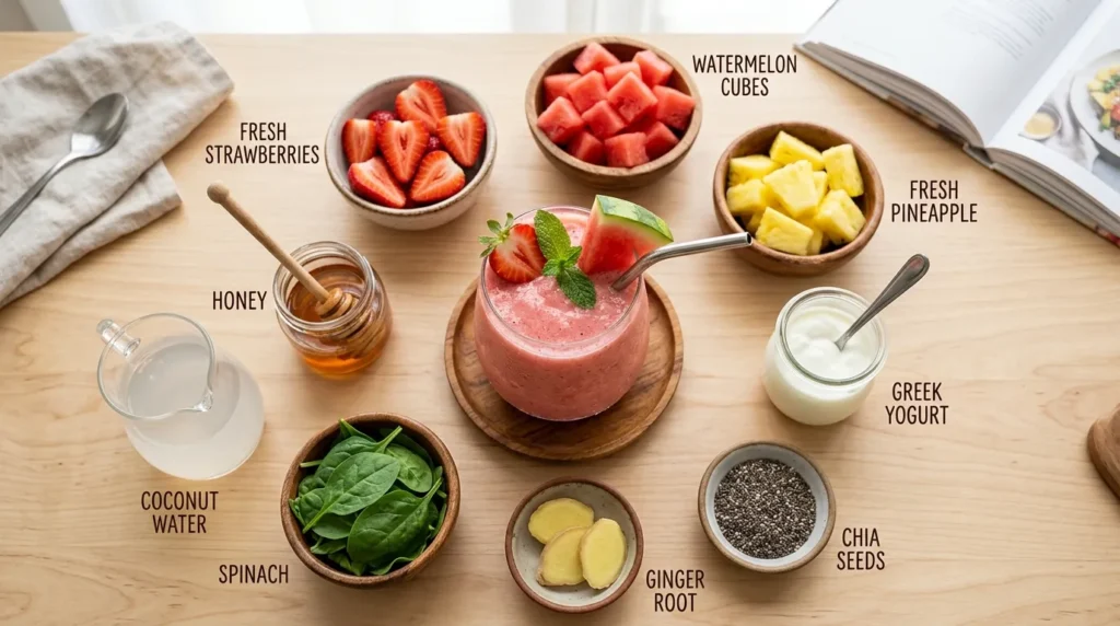 Metabolism-Revving Strawberry Smoothies
