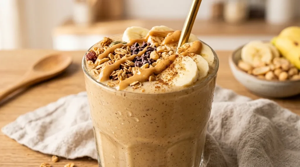 Peanut Butter Banana Protein Smoothie
