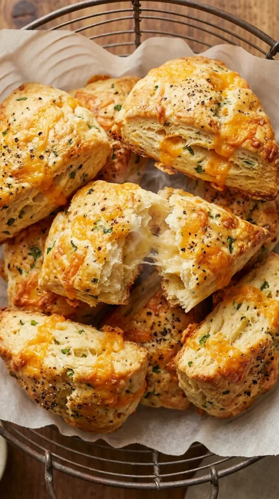 Savory Scones — Make-Ahead, Reheat-Ready