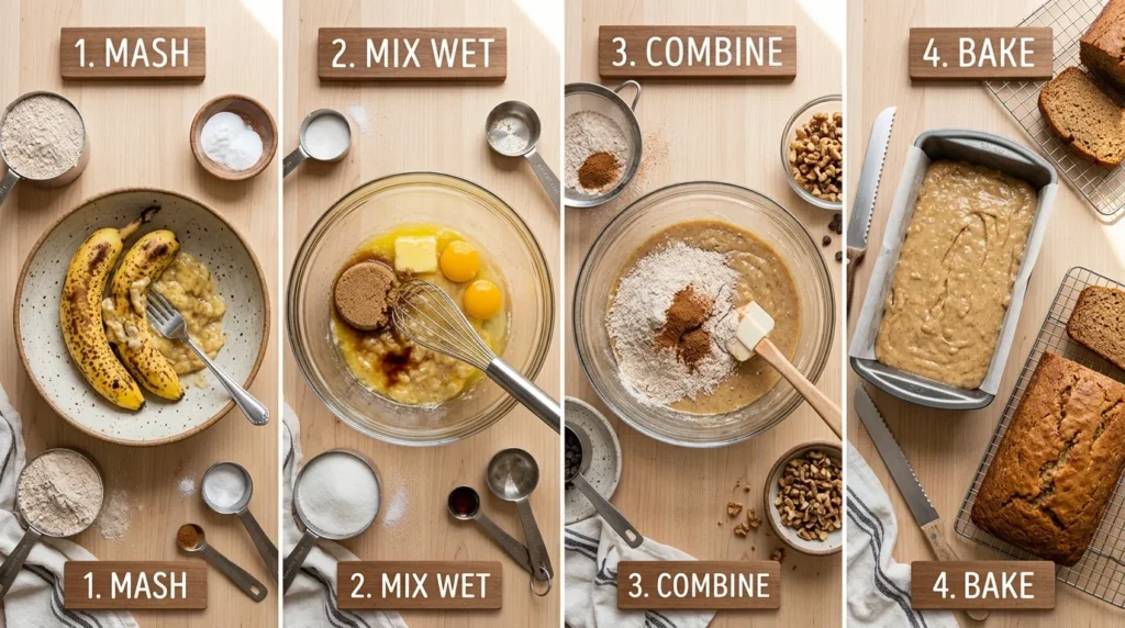 Whole Wheat Banana Bread (Healthier Still Delicious)