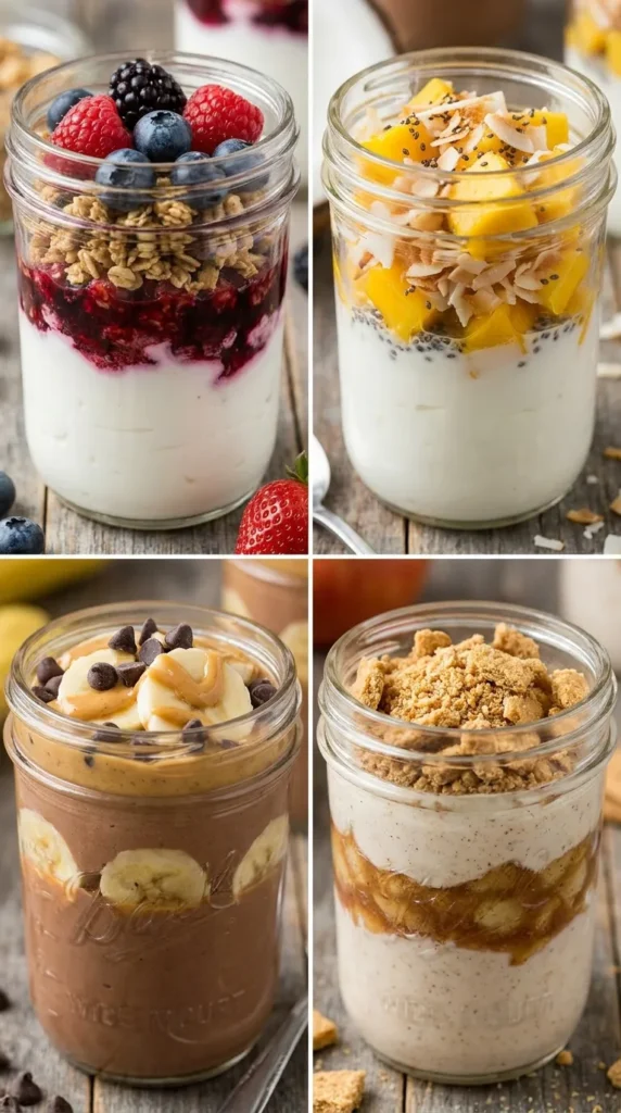 Yogurt Parfait Jars — Fancy, But Low Effort