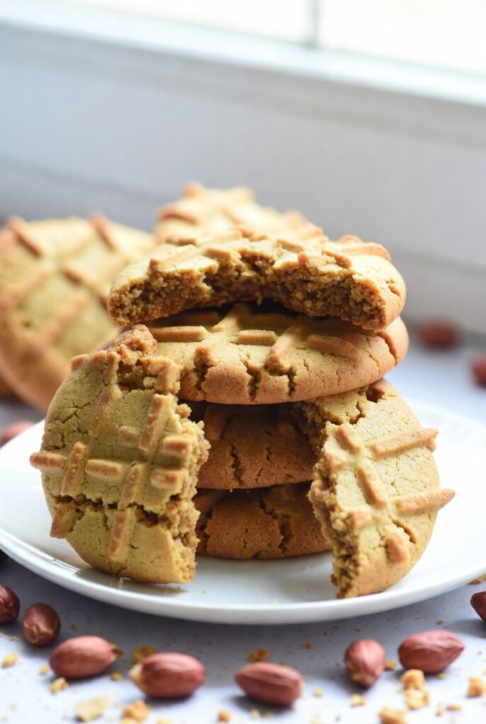3-Ingredient Peanut Butter Cookies (Flourless)
