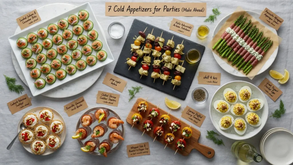 7 Cold Appetizers for Parties (Make Ahead)
