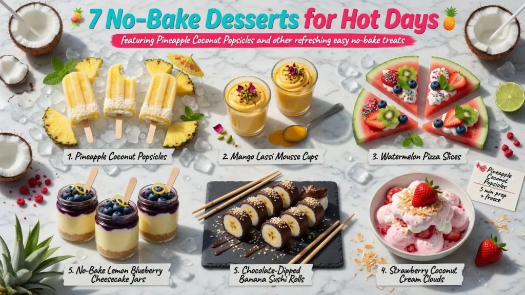 7 No-Bake Desserts for Hot Days
