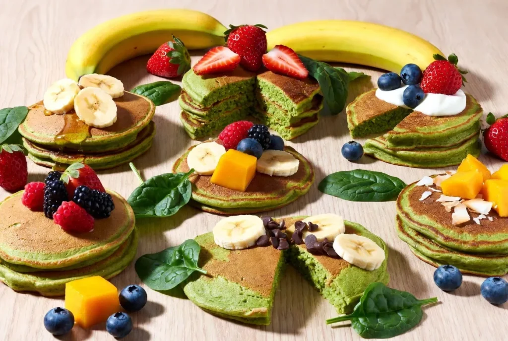 7 Spinach Banana Pancakes For Kid's Recipes