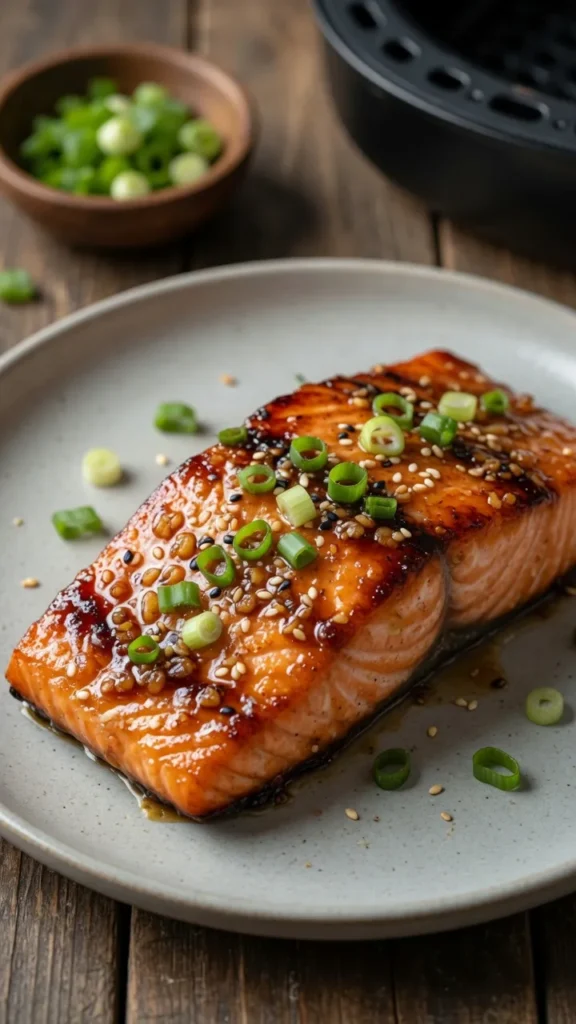 Air Fryer Honey Garlic Salmon