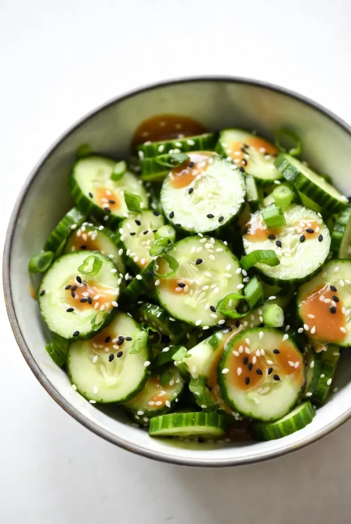 Asian Cucumber Sesame Salad