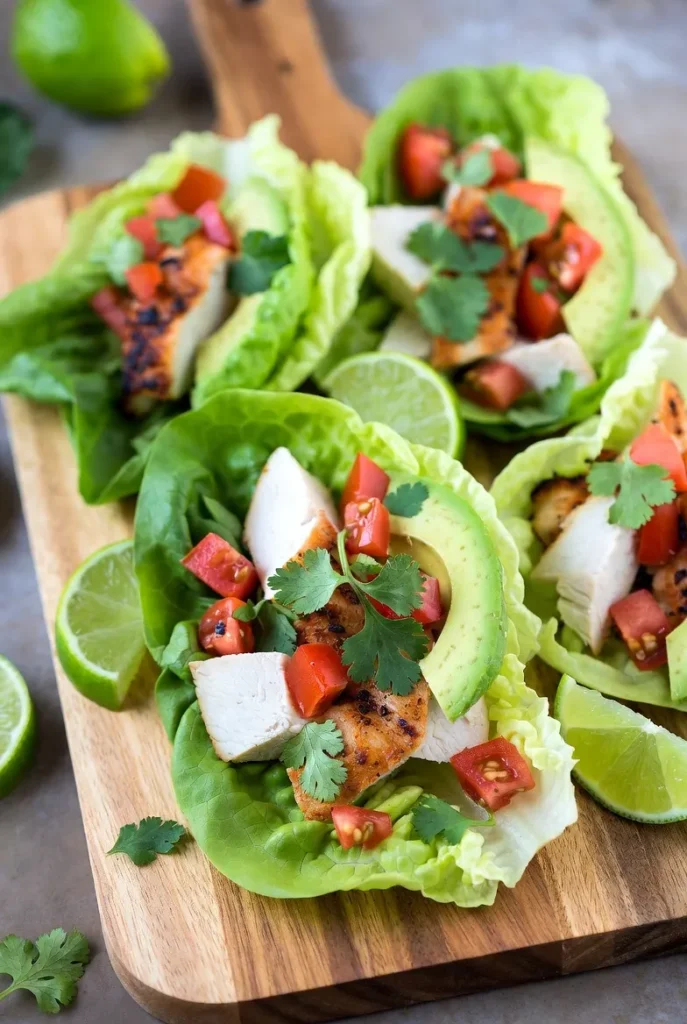 Asian-Inspired Turkey Lettuce Wraps