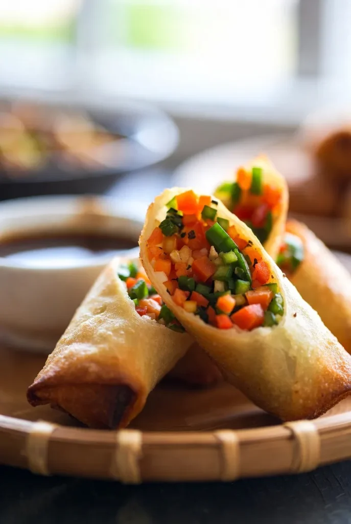Baked Veggie Spring Rolls