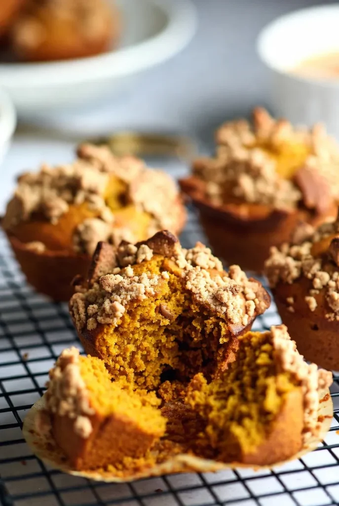 Bakery-Style Pumpkin Muffins with Streusel Topping