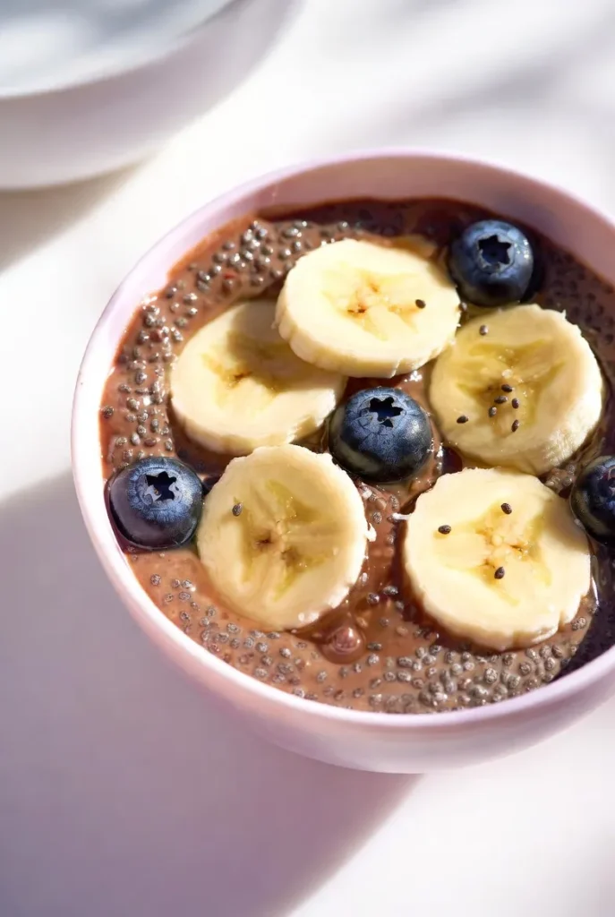 Banana Bliss Chocolate Chia Pudding