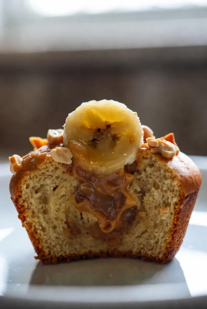 Banana Peanut Butter Power Muffins