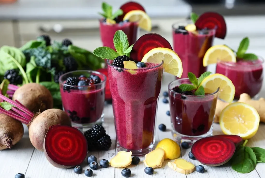 Beetroot Berry Liver Cleanse Smoothie