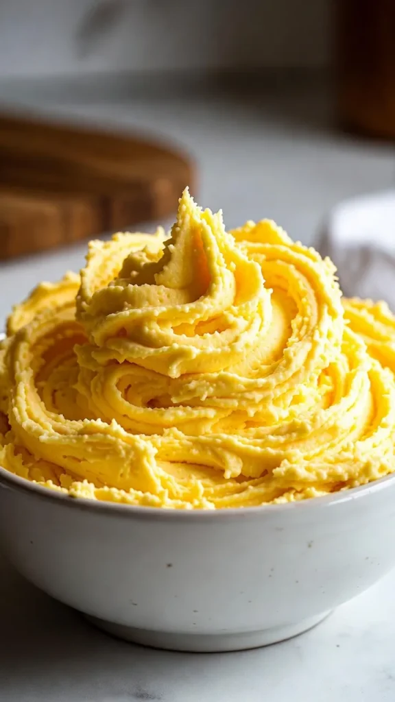 Bright Lemon Cream Cheese Frosting – Sunshine in a Bowl