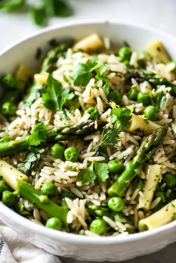 Bright Lemon Herb Orzo Salad