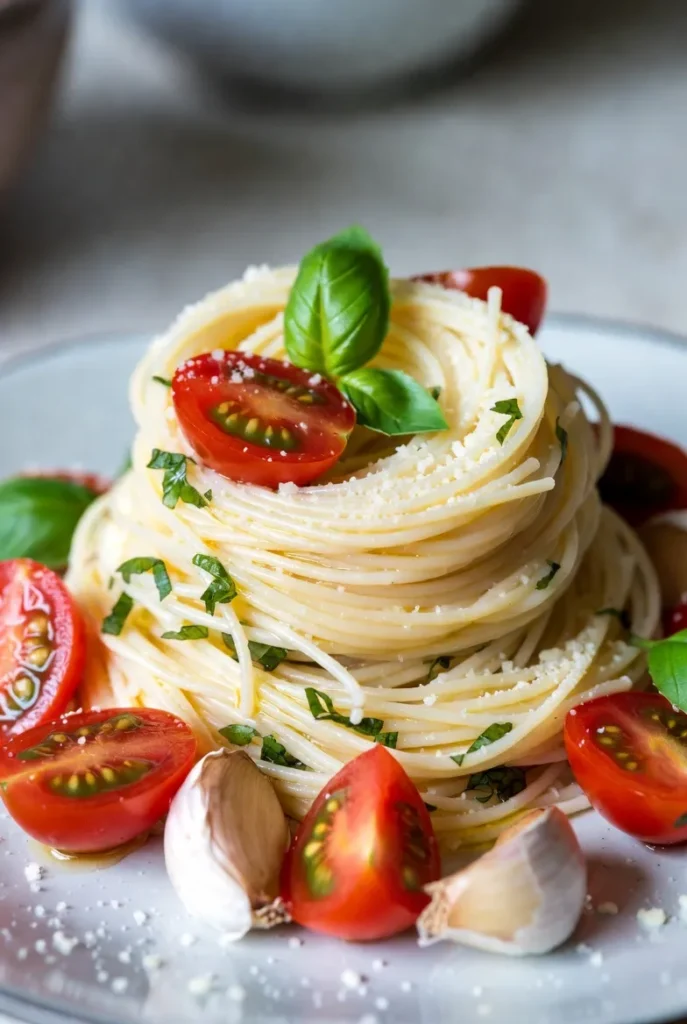 Burst Cherry Tomato Basil Pasta