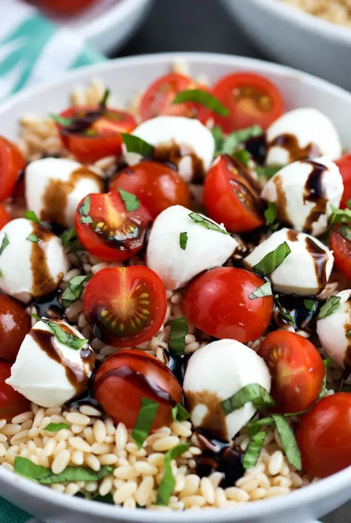Caprese Orzo Salad