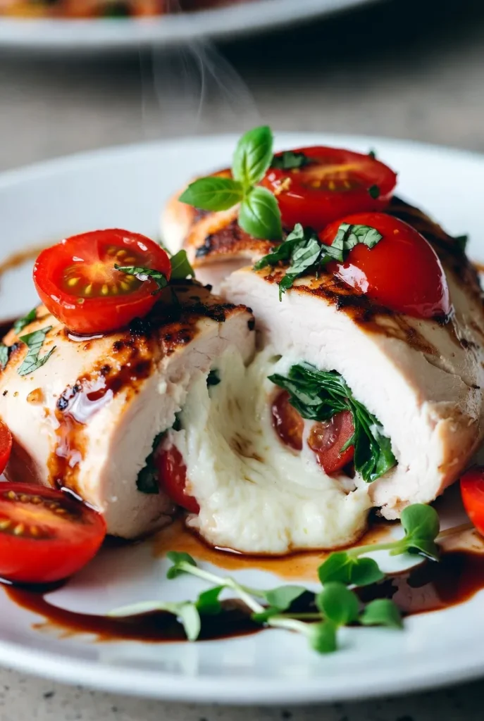 Caprese Stuffed Chicken Breasts