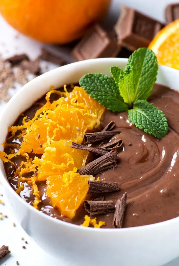 Chocolate Orange Zest Chia Pudding