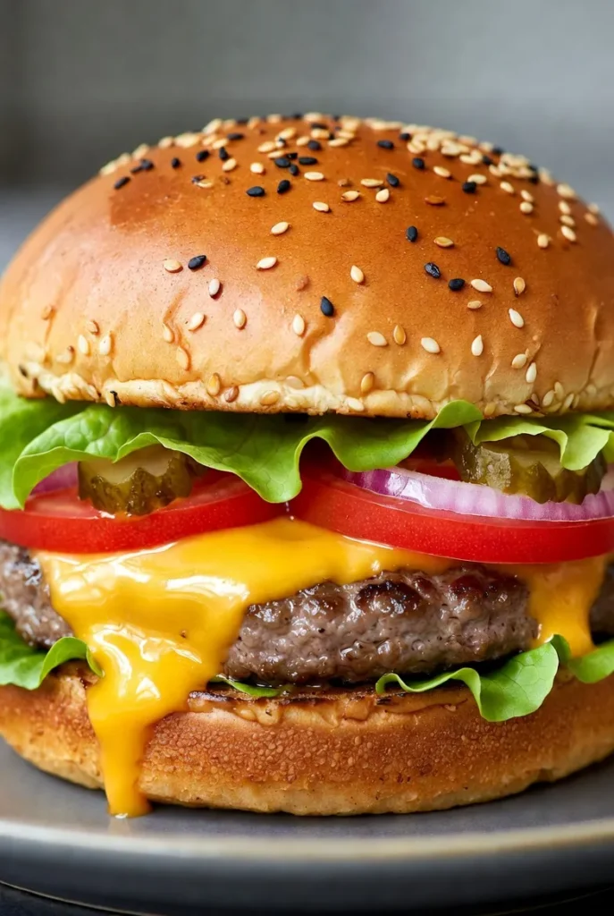 Classic All-American Cheeseburger