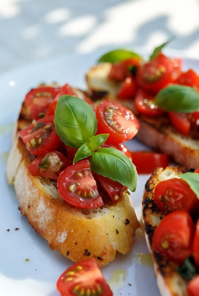 Classic Tomato Basil Bruschetta