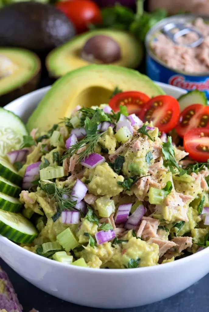 Creamy Avocado Tuna Salad