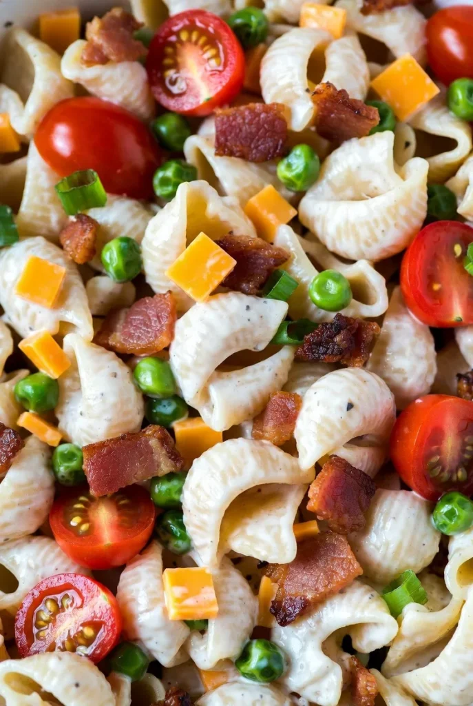 Creamy Bacon Ranch Pasta Salad