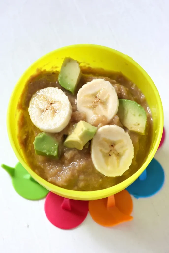 Creamy Banana Avocado Mash
