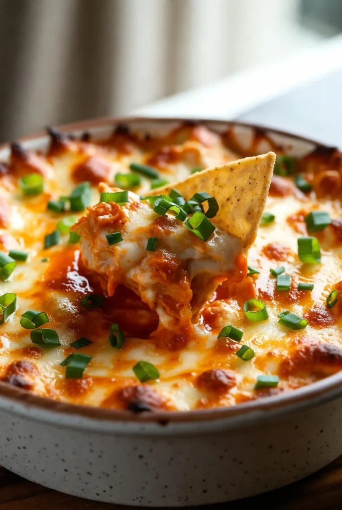 Creamy Buffalo Chicken Dip – The Spicy Showstopper
