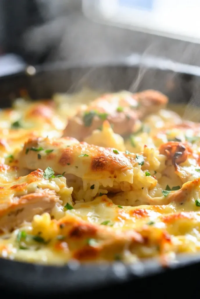 Creamy Chicken and Rice Casserole – The Ultimate Comfort Bowl