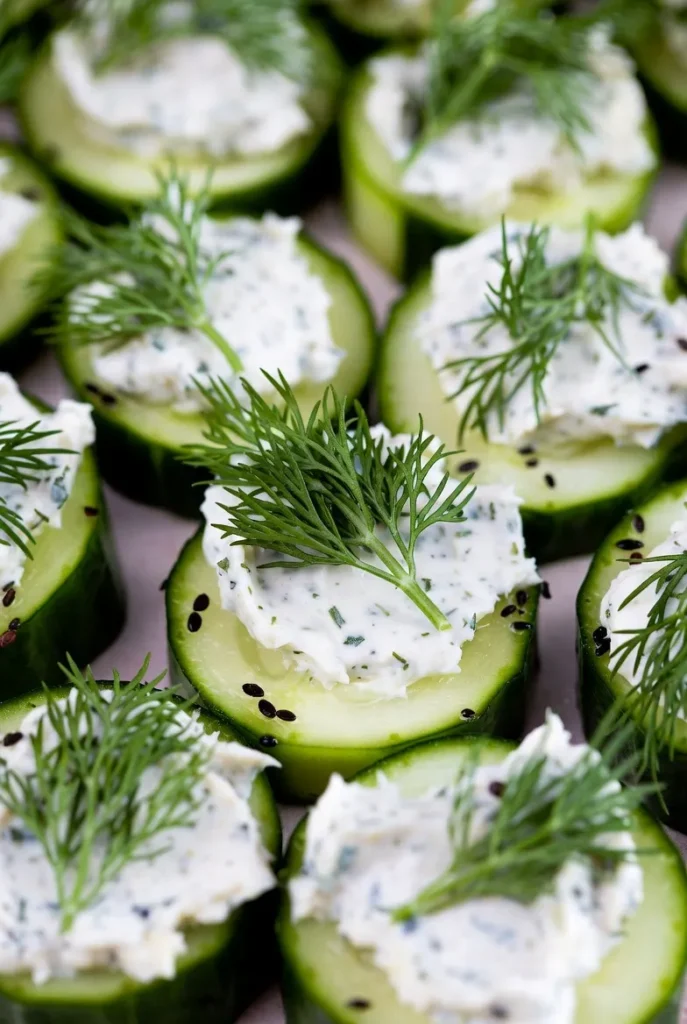 Creamy Cucumber Dill Bites