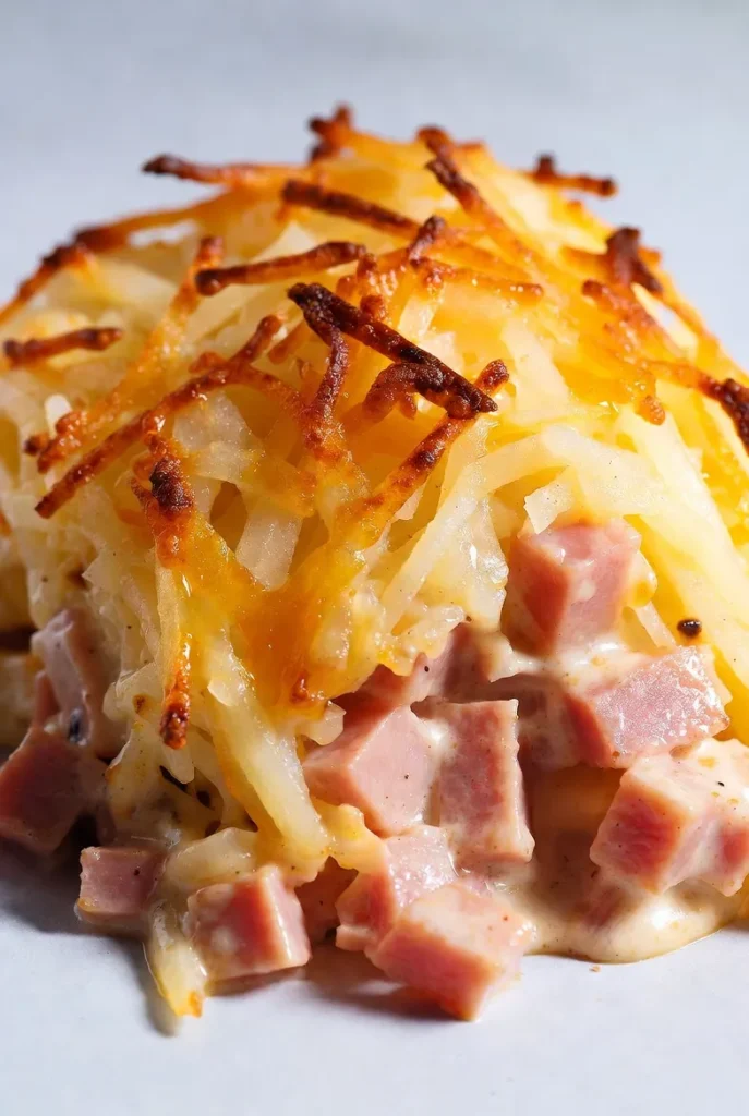 Creamy Ham and Hash Brown Casserole