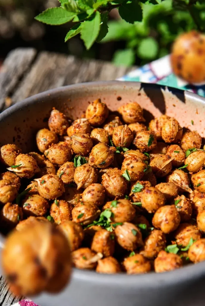 Crispy Spiced Chickpea Bites