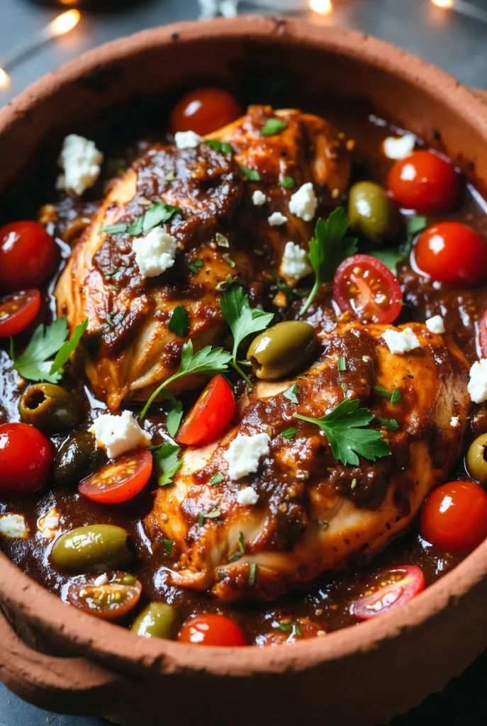 Crockpot Mediterranean Chicken
