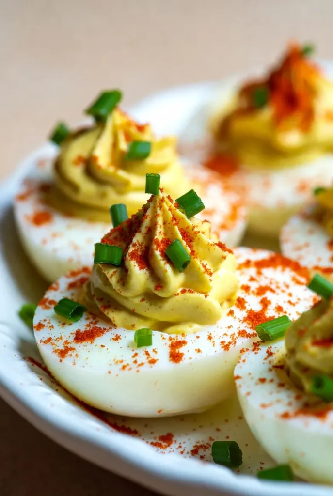 Deviled Eggs with a Spicy Kick