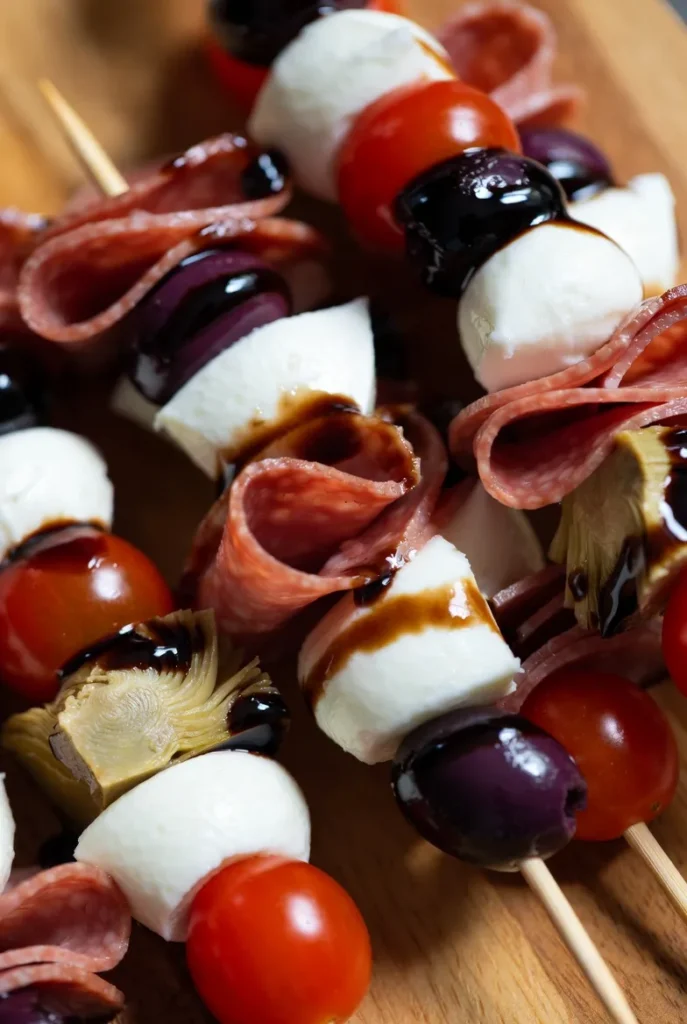 Easy Antipasto Skewers – Italian Bite Heaven