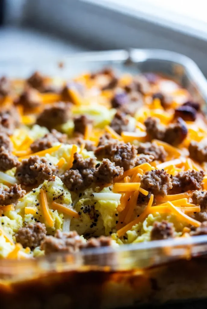 Everything Bagel Breakfast Casserole